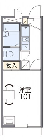 レオパレスボヌール橋本の物件間取画像